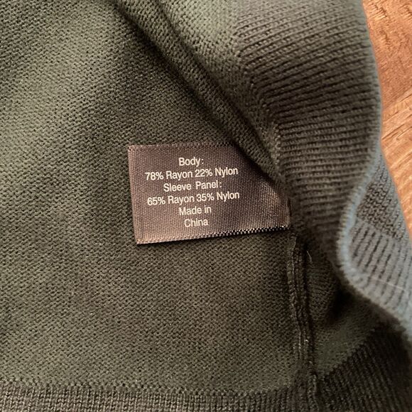 Lane Bryant Off Shoulder Balloon Sleeve Knit Top Green Plus Size 14/16 NWT - Picture 5 of 7